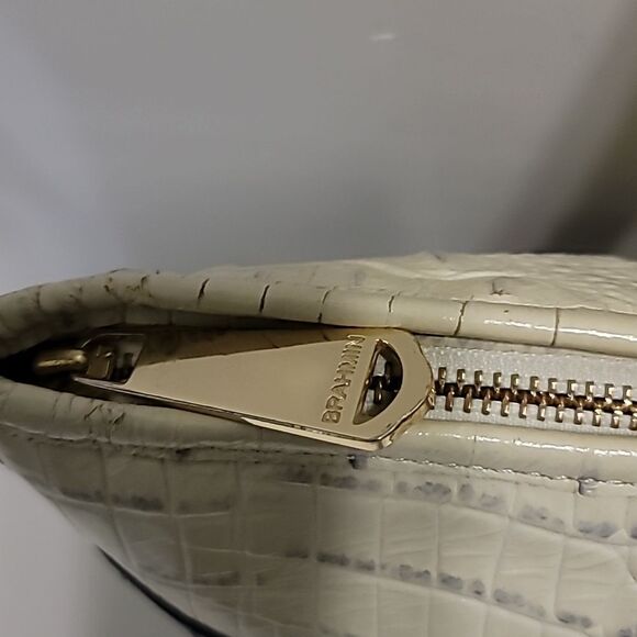 BRAHMIN Asher Suri White Corsica Purse Handbag Shoulder Bag Alligator Melbourne - Picture 7 of 9